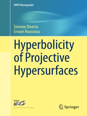 cover image of Hyperbolicity of Projective Hypersurfaces